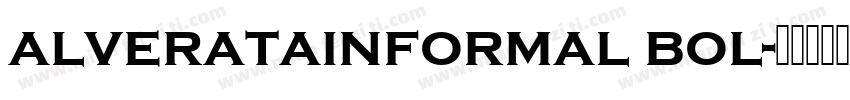 alveratainformal bol字体转换